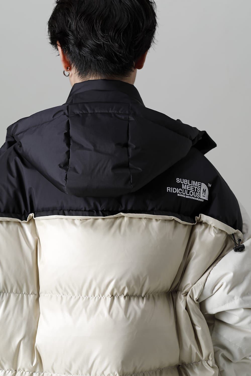 Bottom Layered Down Blouson White