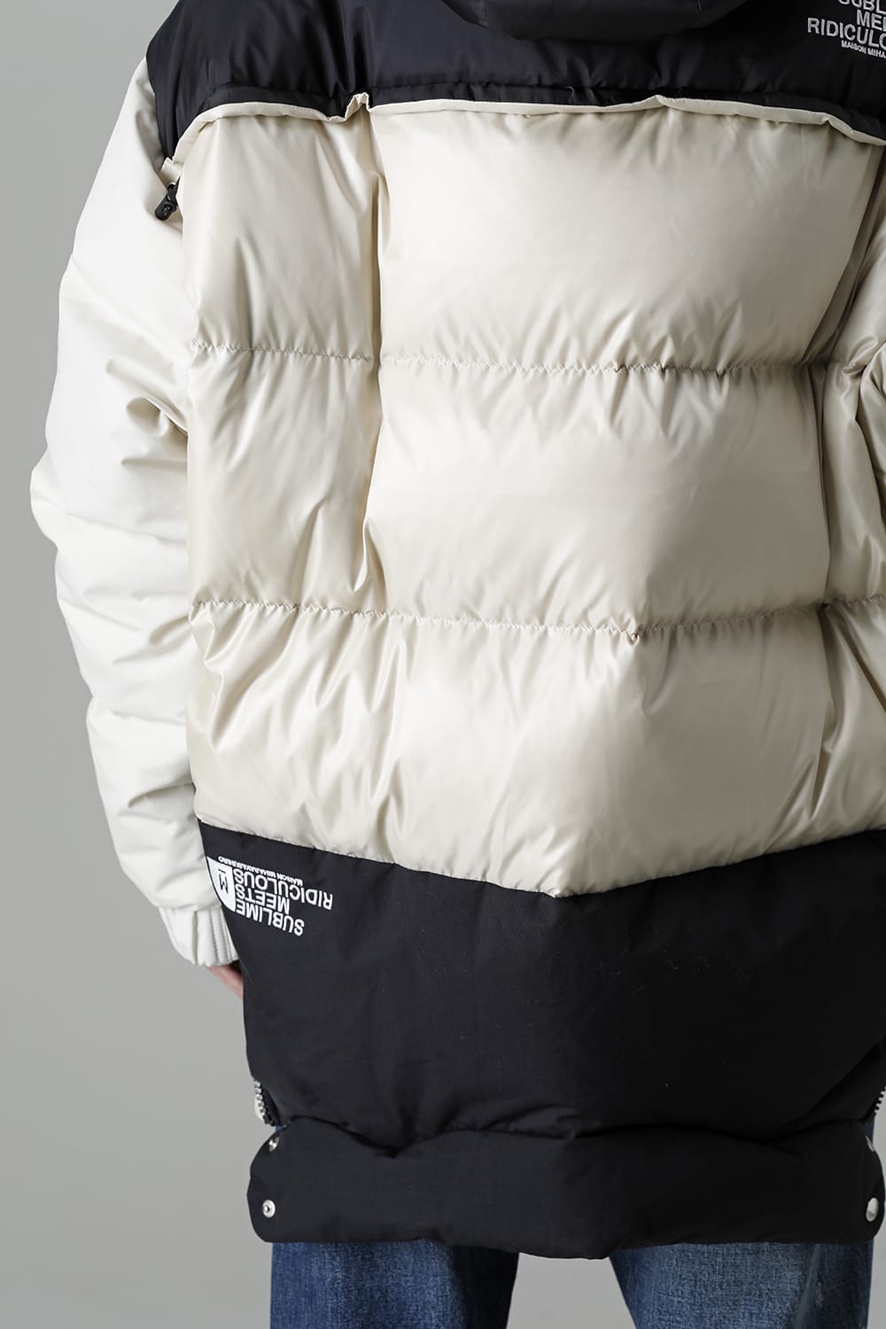 Bottom Layered Down Blouson White