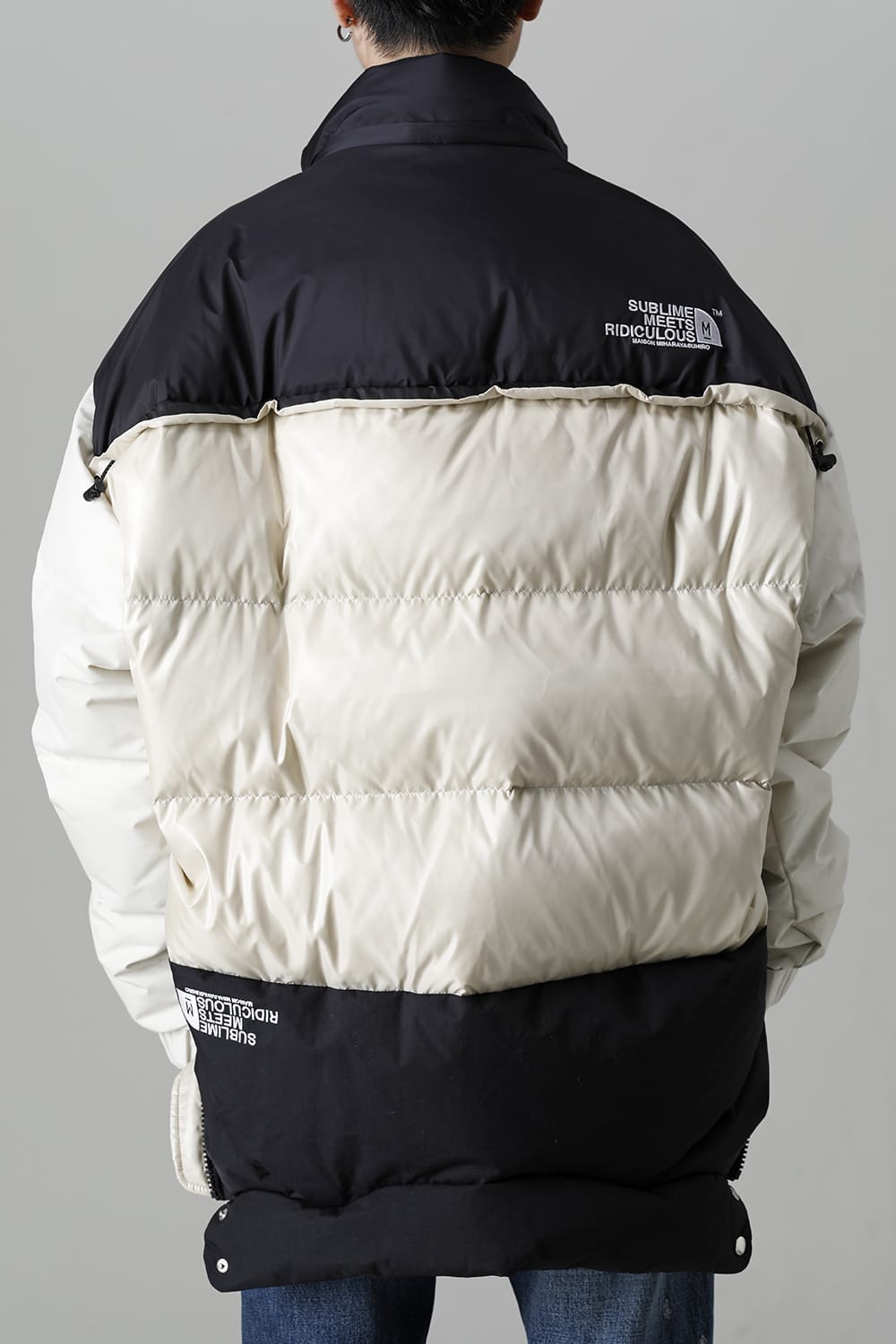 Bottom Layered Down Blouson White