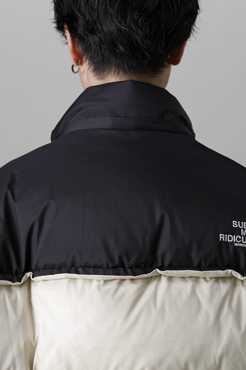 Bottom Layered Down Blouson White