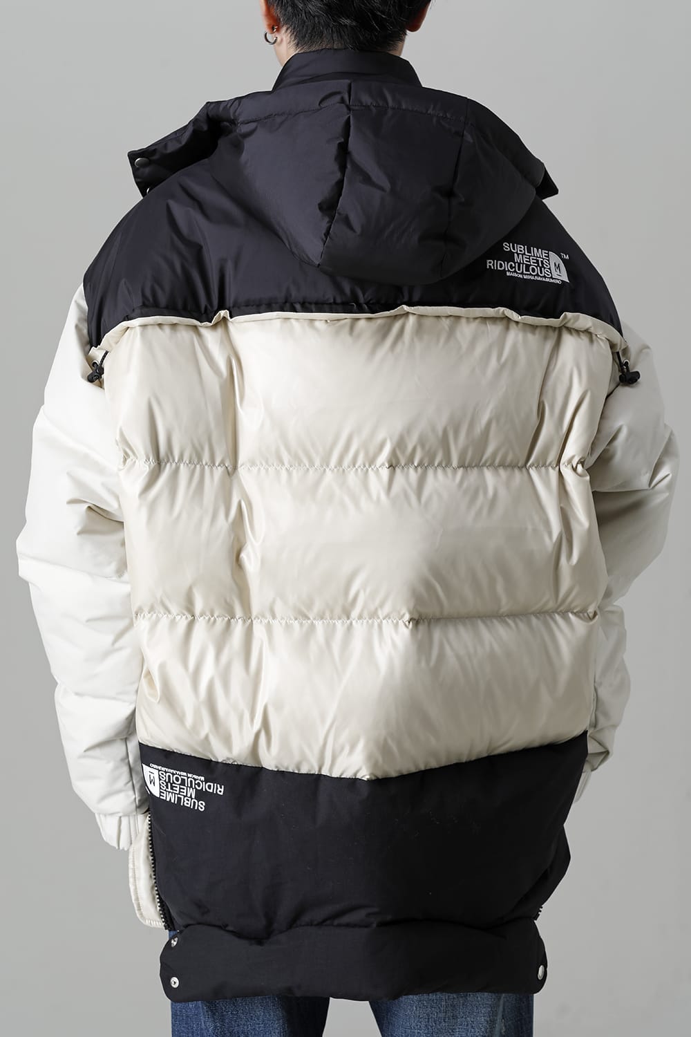 Bottom Layered Down Blouson White