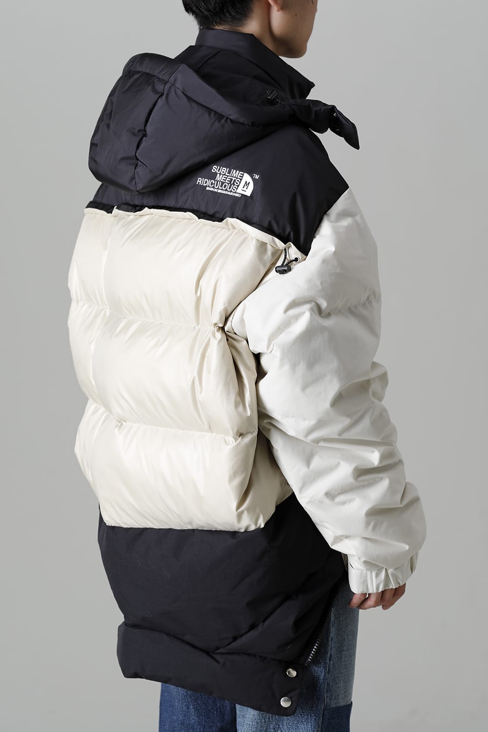 Bottom Layered Down Blouson White