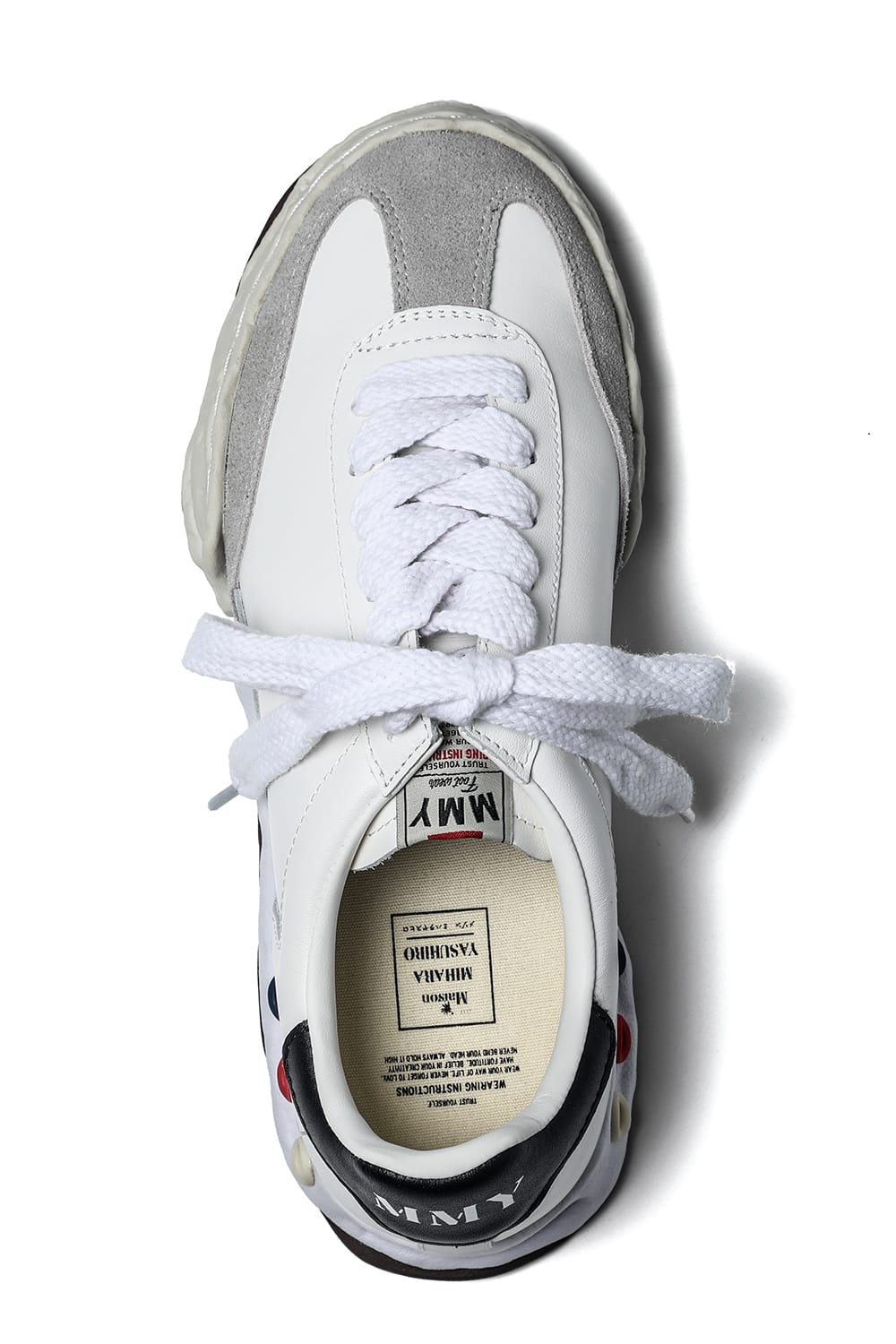 -HERBIE LOW- Leather Low-Top Sneakers  White