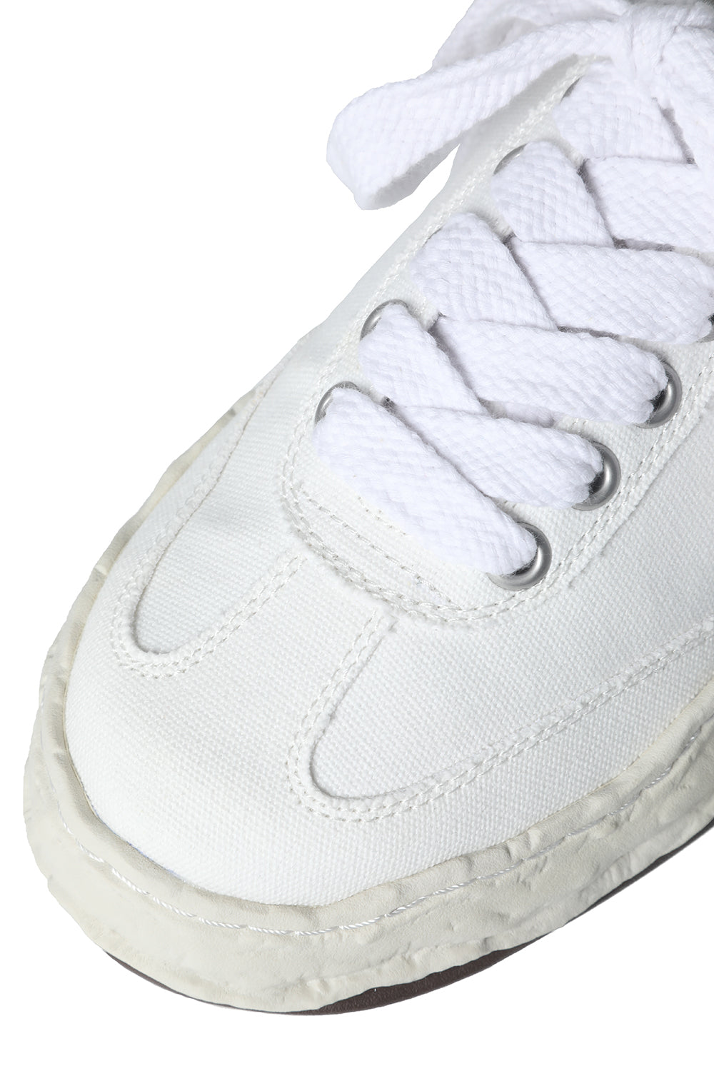 HERBIE Canvas Low-Cut Sneakers  White