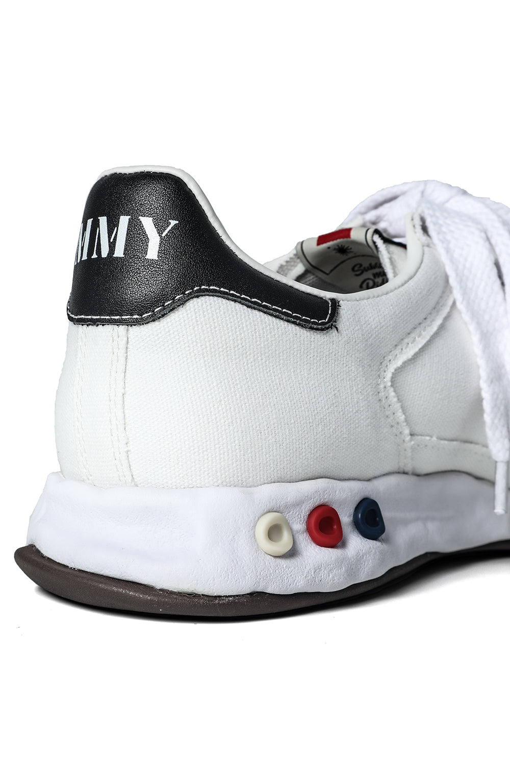 HERBIE Canvas Low-Cut Sneakers  White