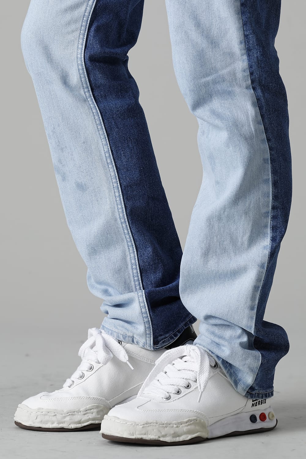 HERBIE Canvas Low-Cut Sneakers  White