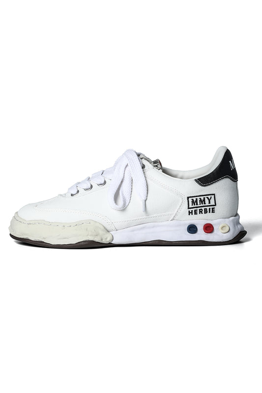 HERBIE Canvas Low-Cut Sneakers  White