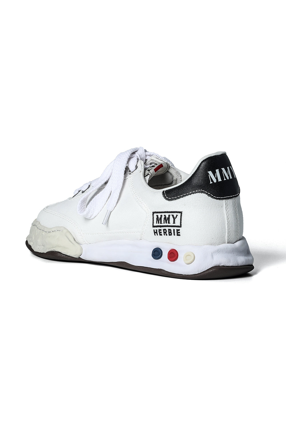 HERBIE Canvas Low-Cut Sneakers  White