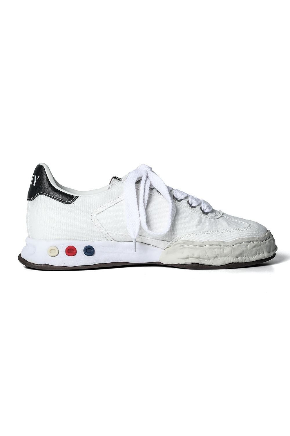 HERBIE Canvas Low-Cut Sneakers  White