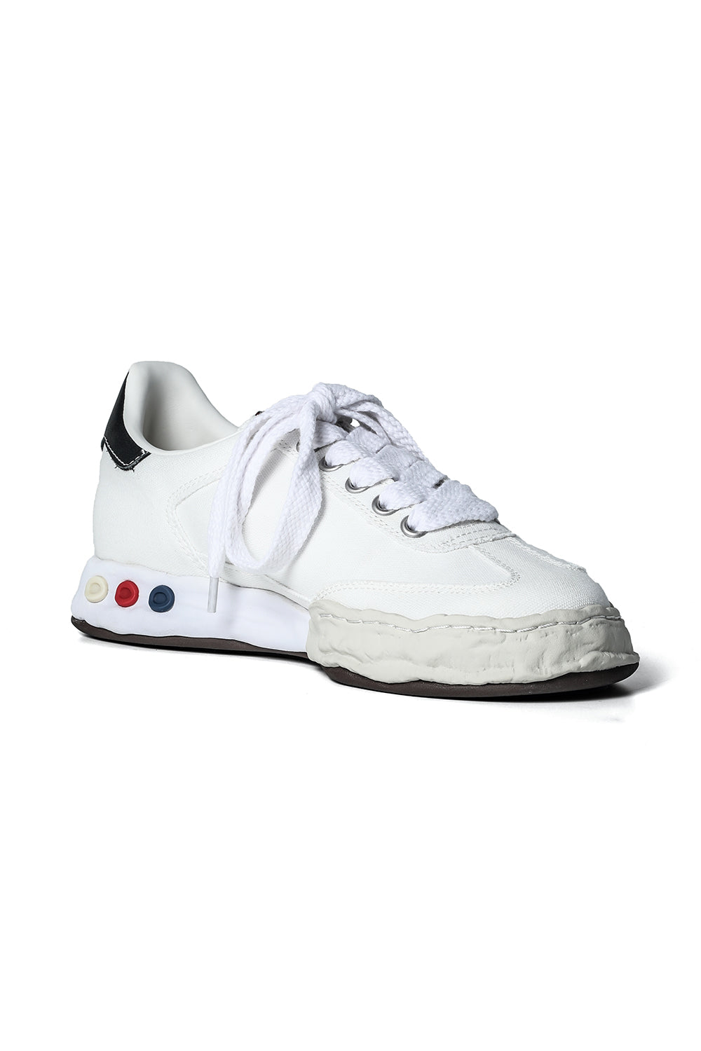 HERBIE Canvas Low-Cut Sneakers  White