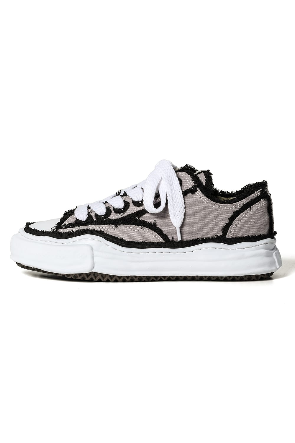 -PETERSON Low- Overhanging canvas Low-top sneakers Gray