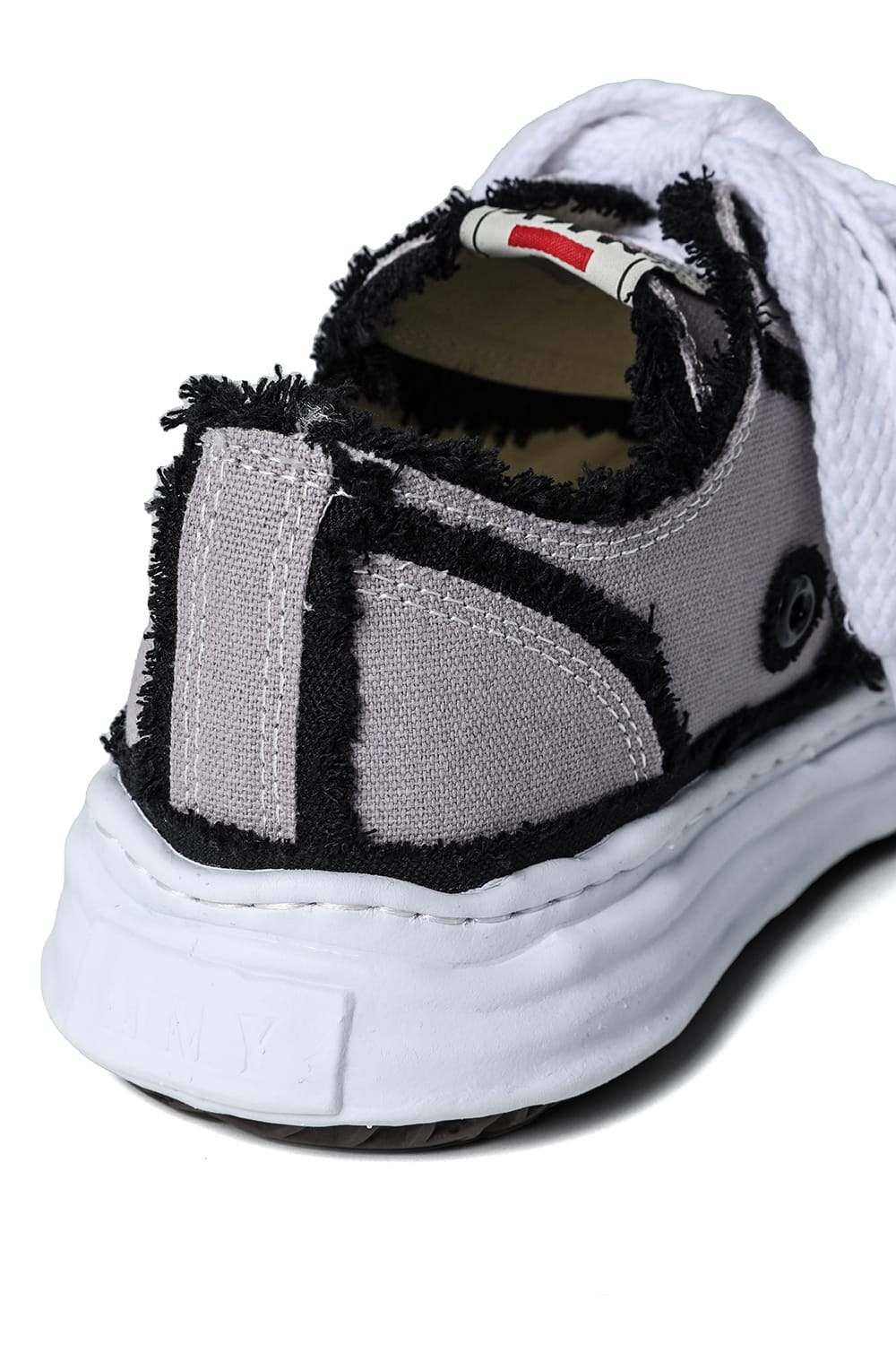 -PETERSON Low- Overhanging canvas Low-top sneakers Gray