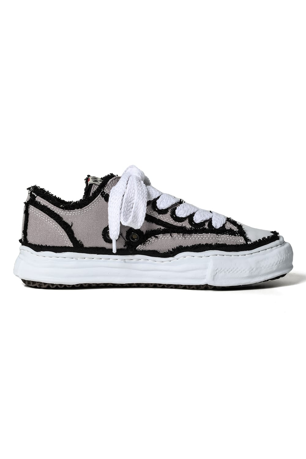 -PETERSON Low- Overhanging canvas Low-top sneakers Gray