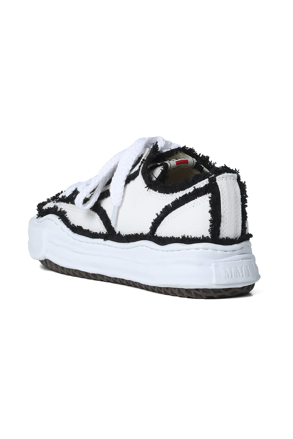 -PETERSON Low- Overhanging canvas Low-top sneakers White