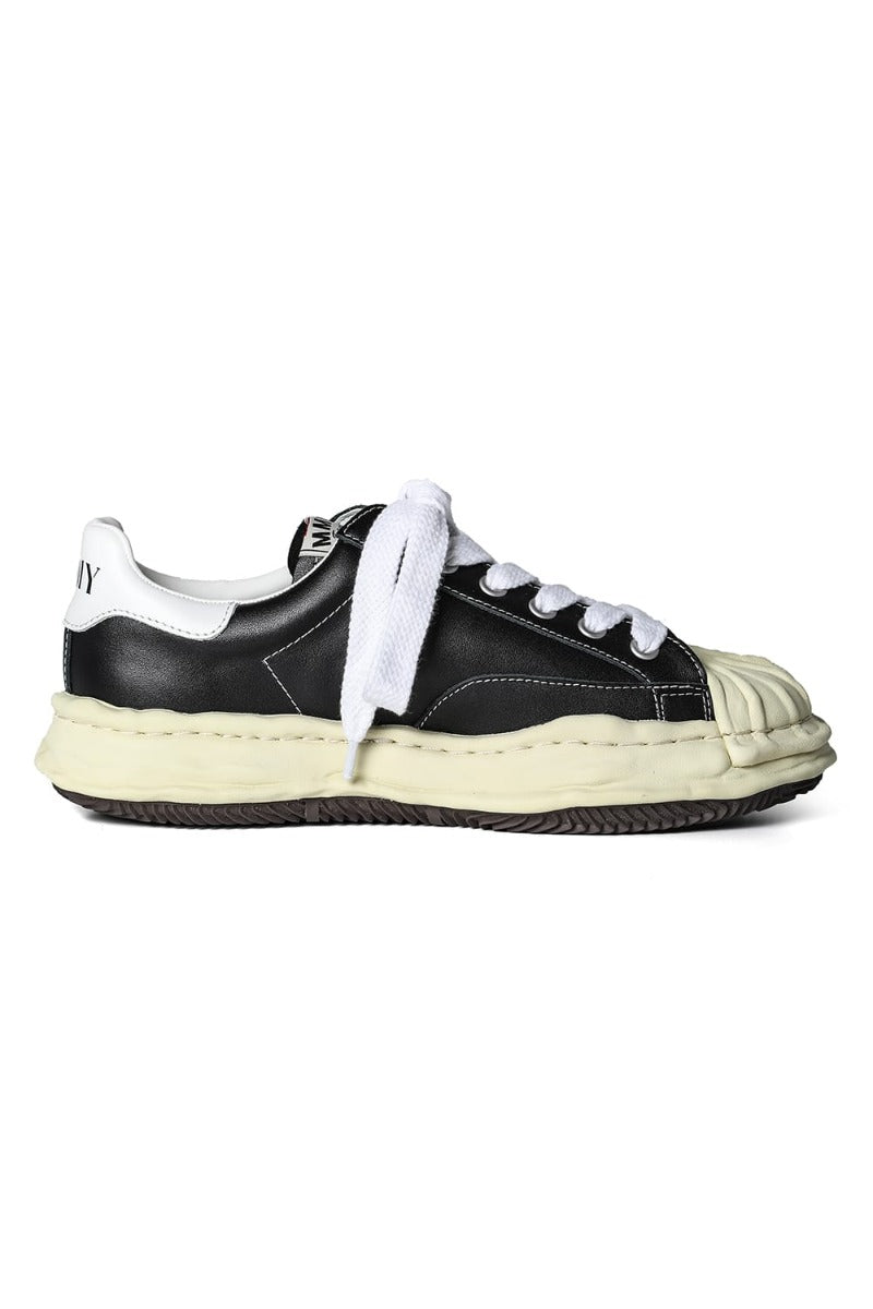 BLAKEY Leather Low-Top sneakers Vintage like Sole Black