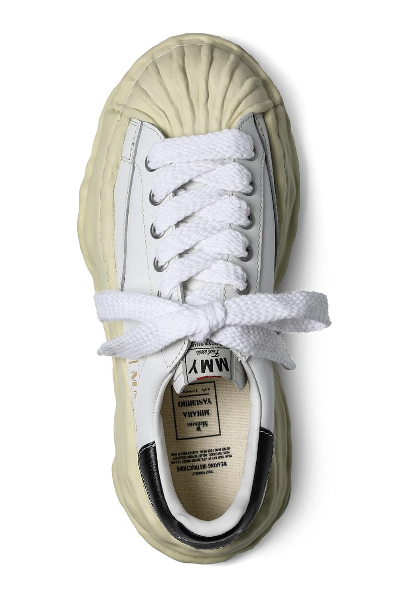 BLAKEY Leather Low-Top sneakers Vintage like Sole White