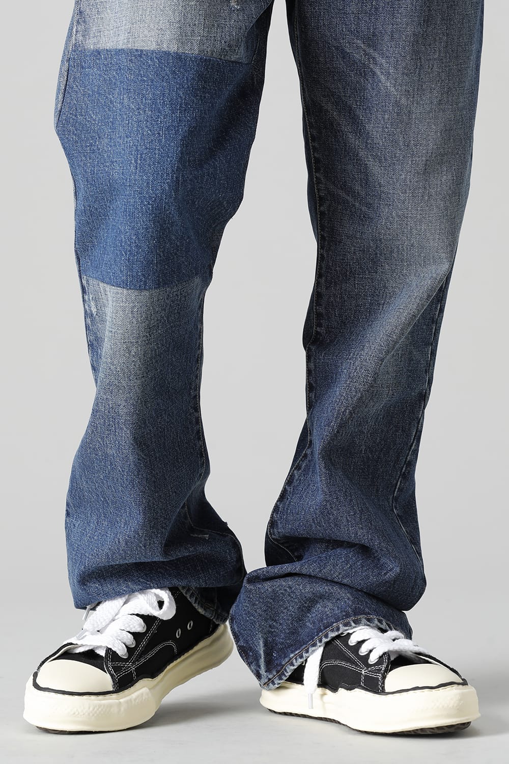 PETERSON canvas Low-cut sneakers  Vintage like sole Black