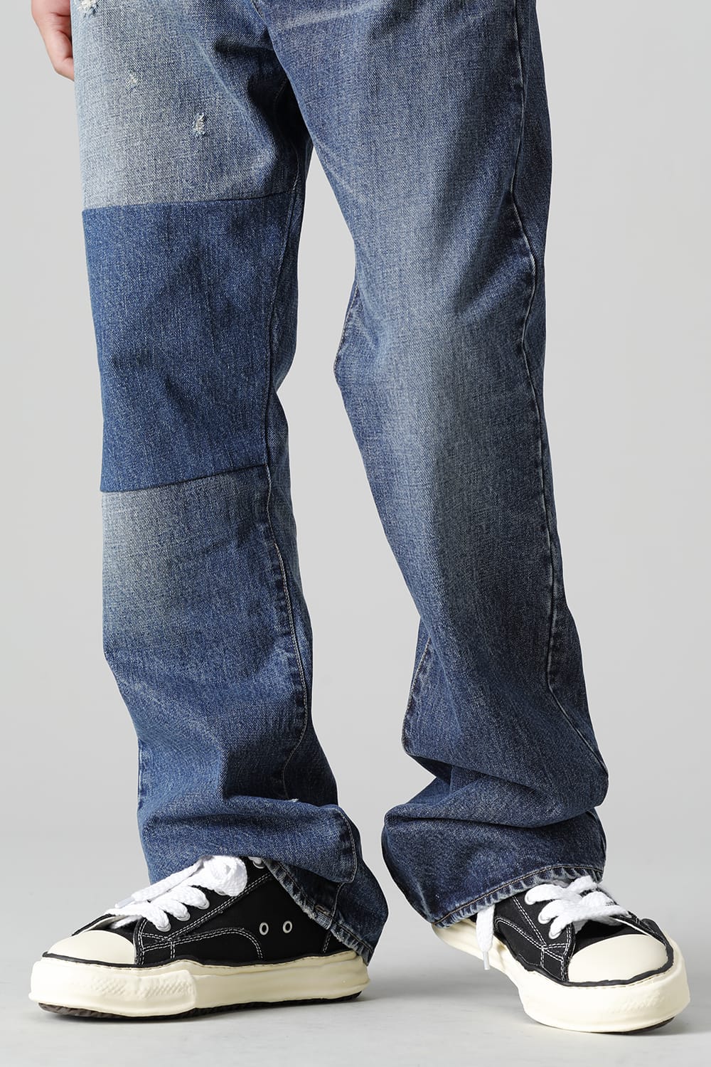 PETERSON canvas Low-cut sneakers  Vintage like sole Black