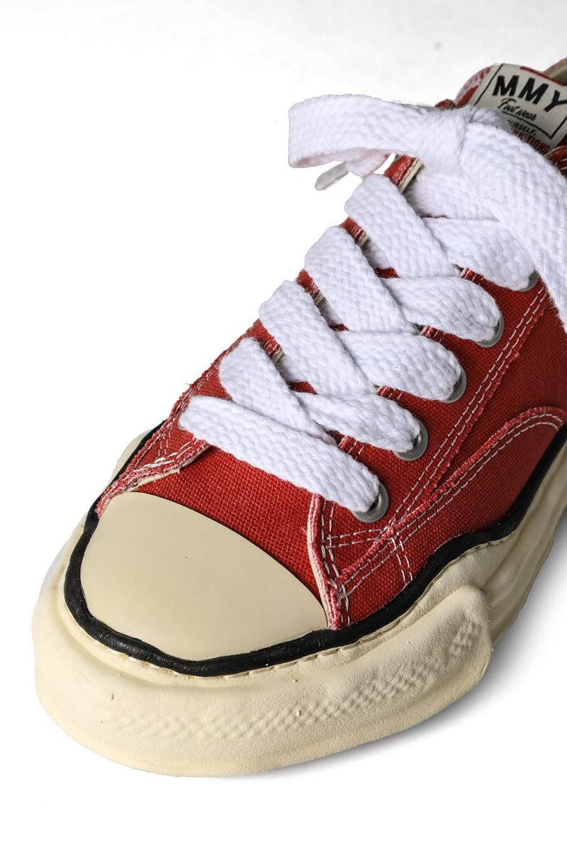 PETERSON canvas Low-cut sneakers  Vintage like sole Orange