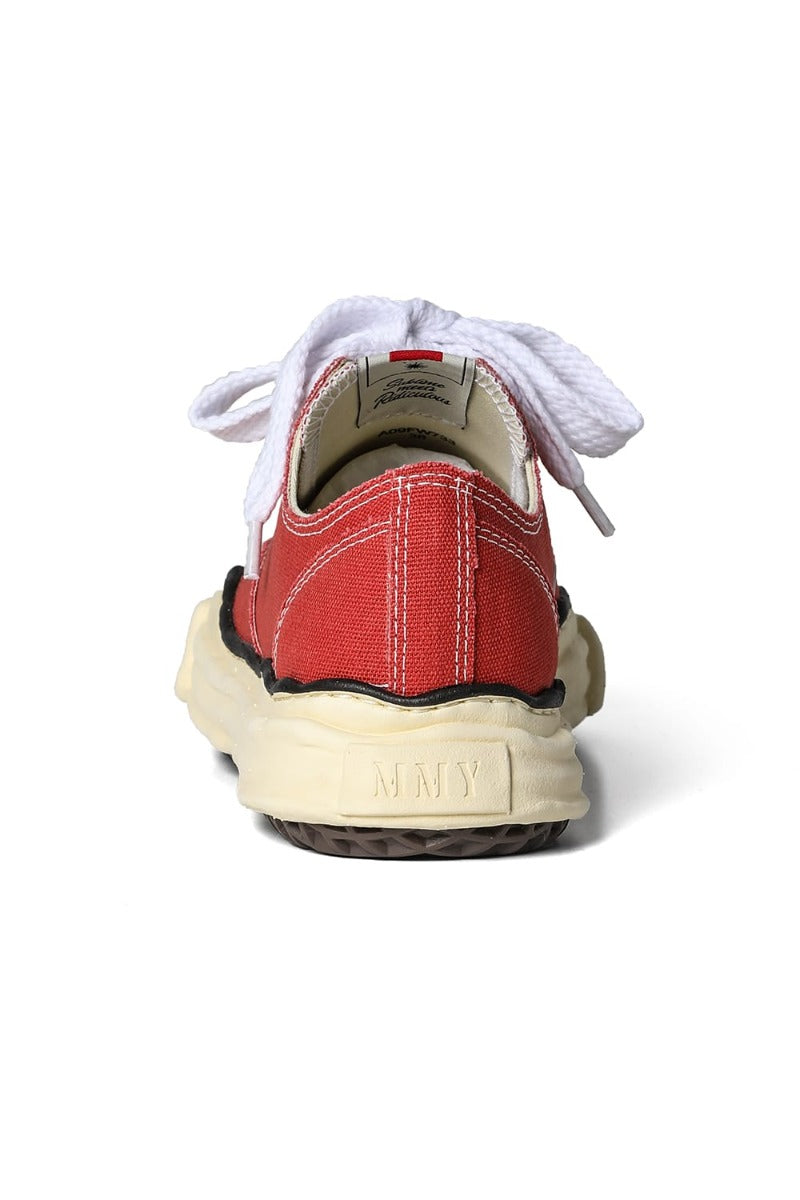 PETERSON canvas Low-cut sneakers  Vintage like sole Orange