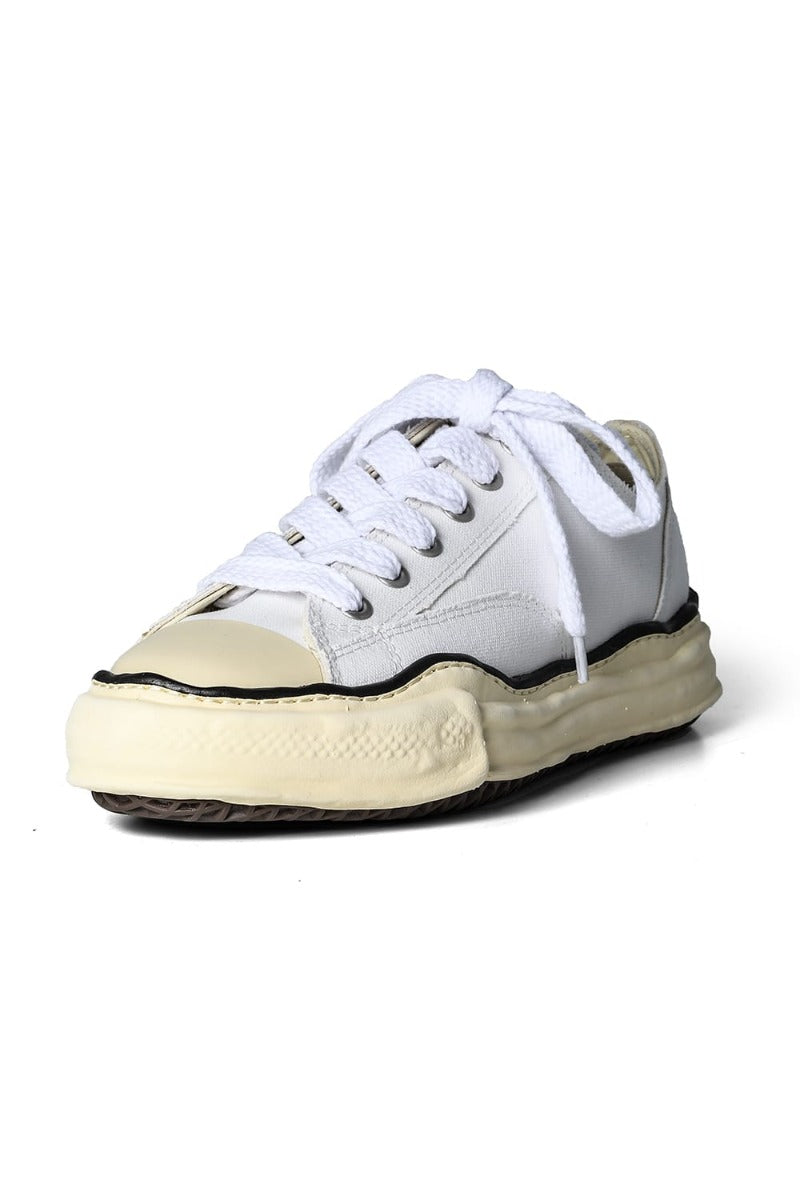 PETERSON canvas Low-cut sneakers Vintage like sole  White