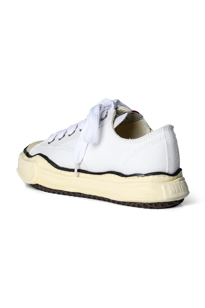 PETERSON canvas Low-cut sneakers Vintage like sole  White