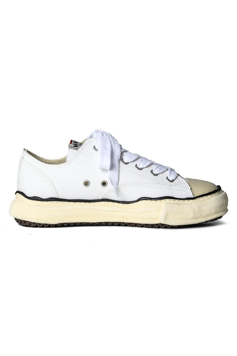 PETERSON canvas Low-cut sneakers Vintage like sole  White