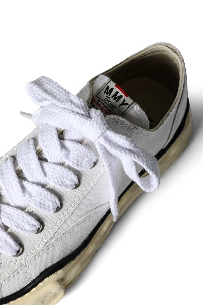 PETERSON canvas Low-cut sneakers Vintage like sole  White