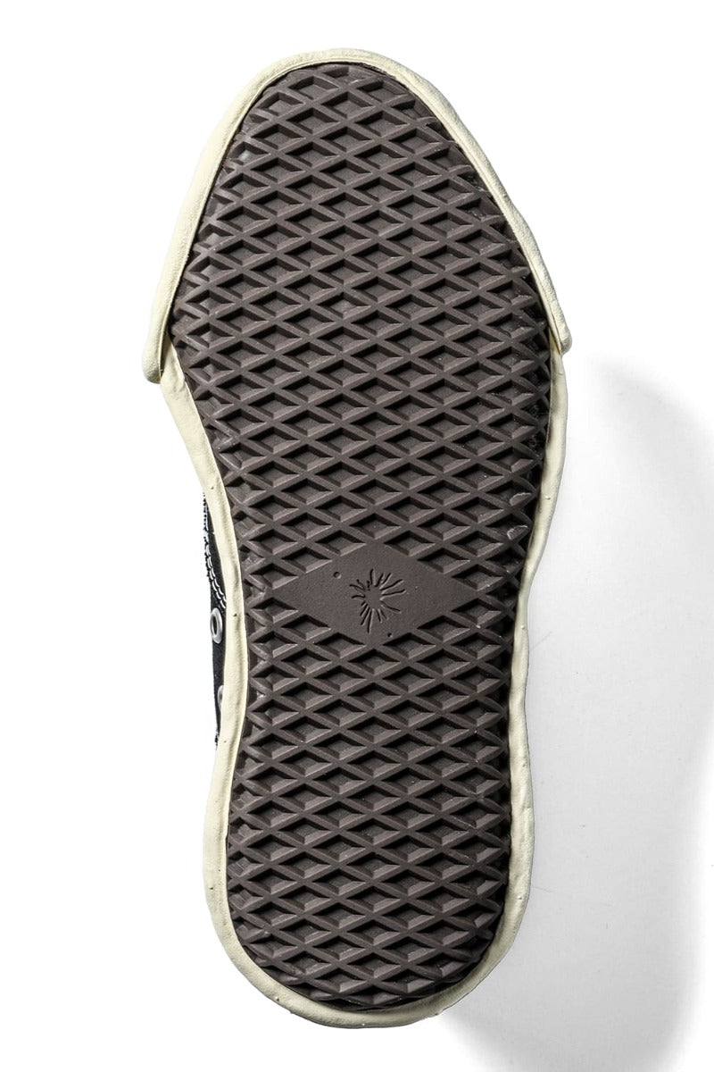 HANK Low Cut canvas Vintage like Sole Black