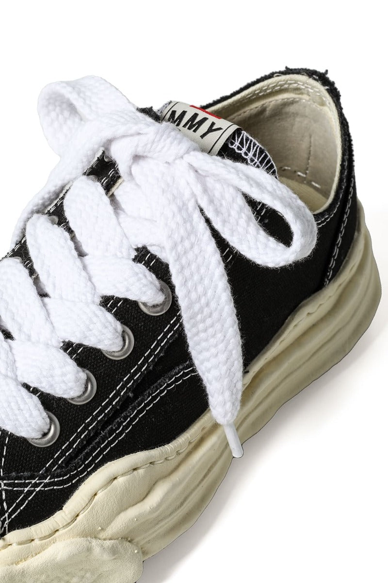 HANK Low Cut canvas Vintage like Sole Black