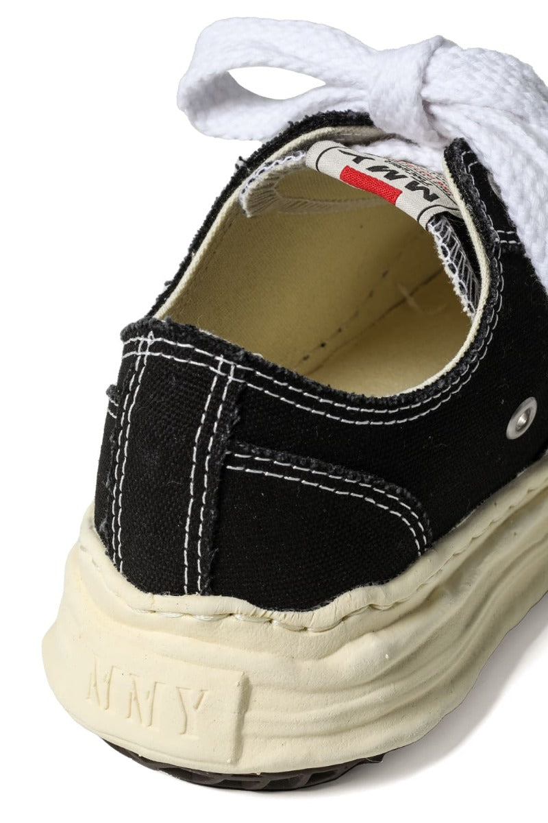 HANK Low Cut canvas Vintage like Sole Black