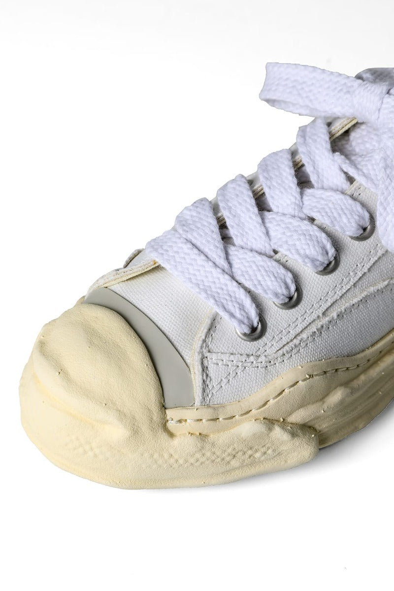 HANK- Original sole sneaker LOW Cut canvas Vintage like Sole White