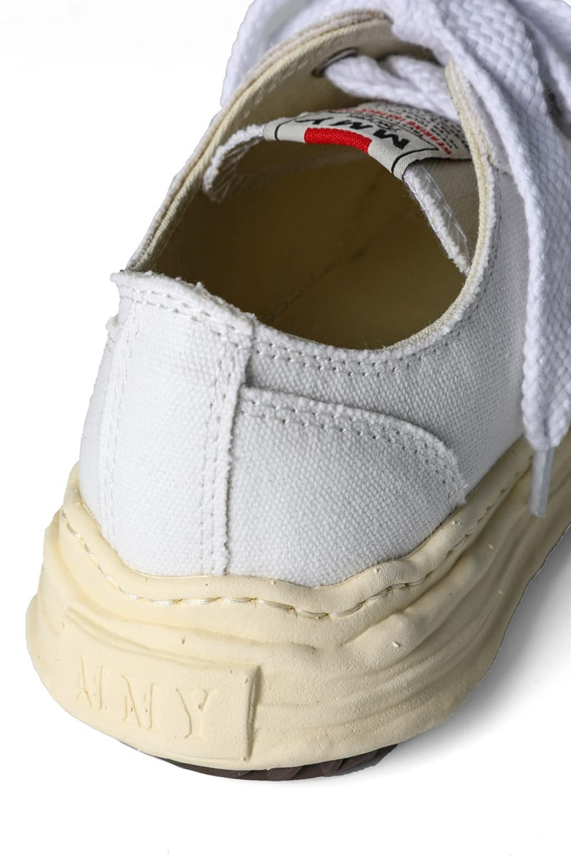HANK- Original sole sneaker LOW Cut canvas Vintage like Sole White