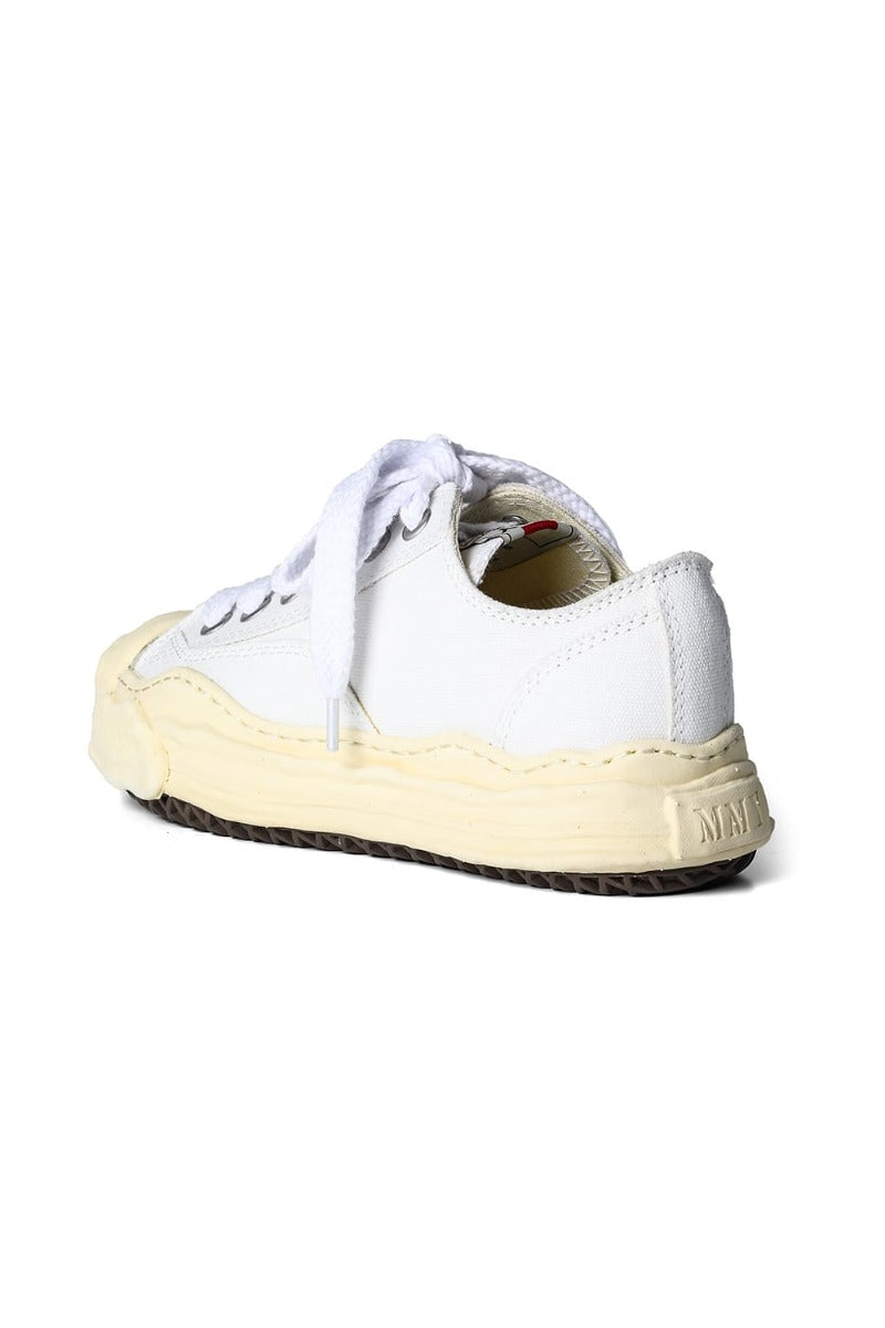 HANK- Original sole sneaker LOW Cut canvas Vintage like Sole White