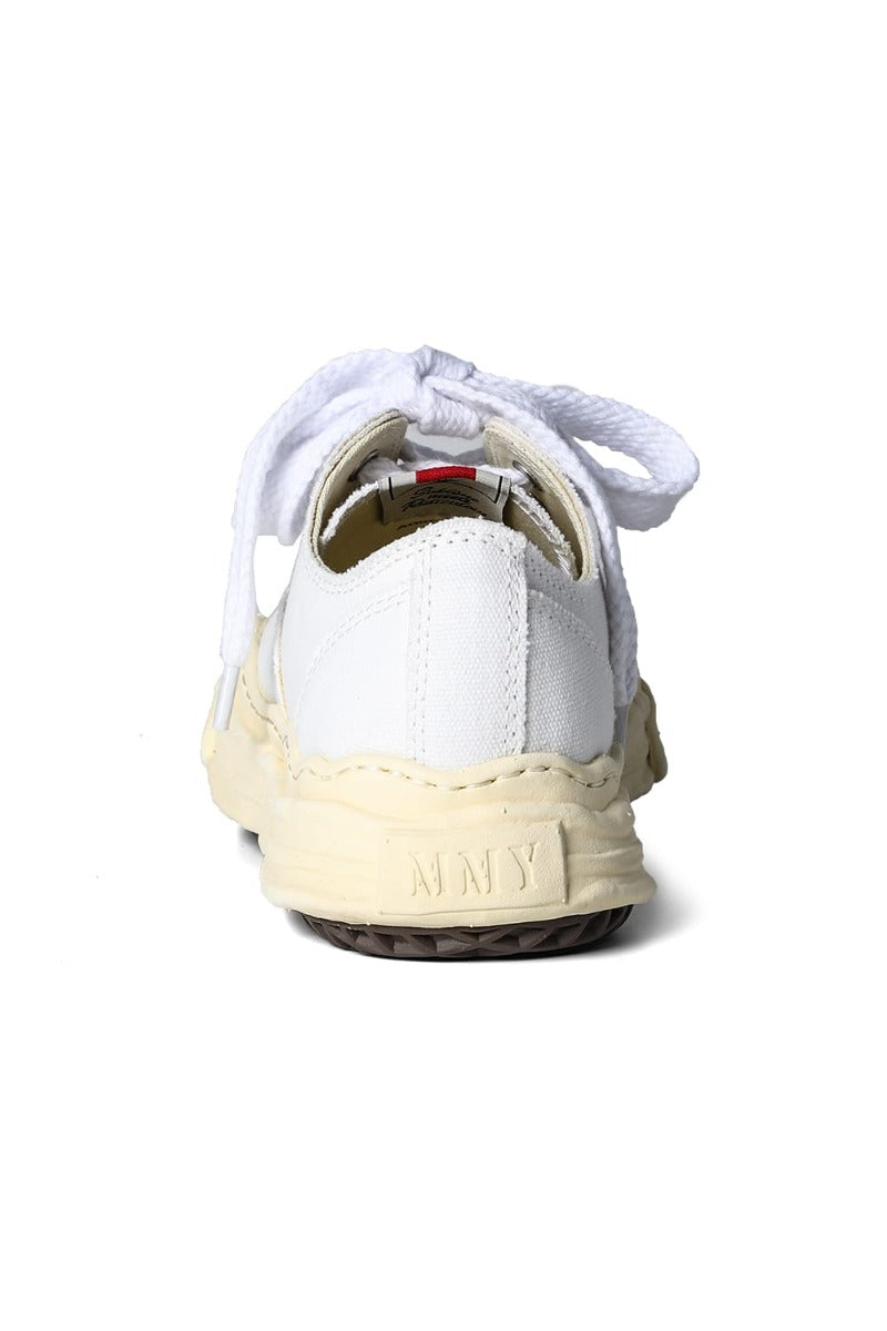 HANK- Original sole sneaker LOW Cut canvas Vintage like Sole White