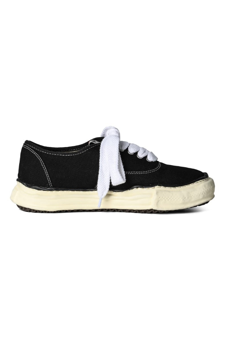 BAKER Original sole canvas Low-Top sneakers Vintage like Sole Black