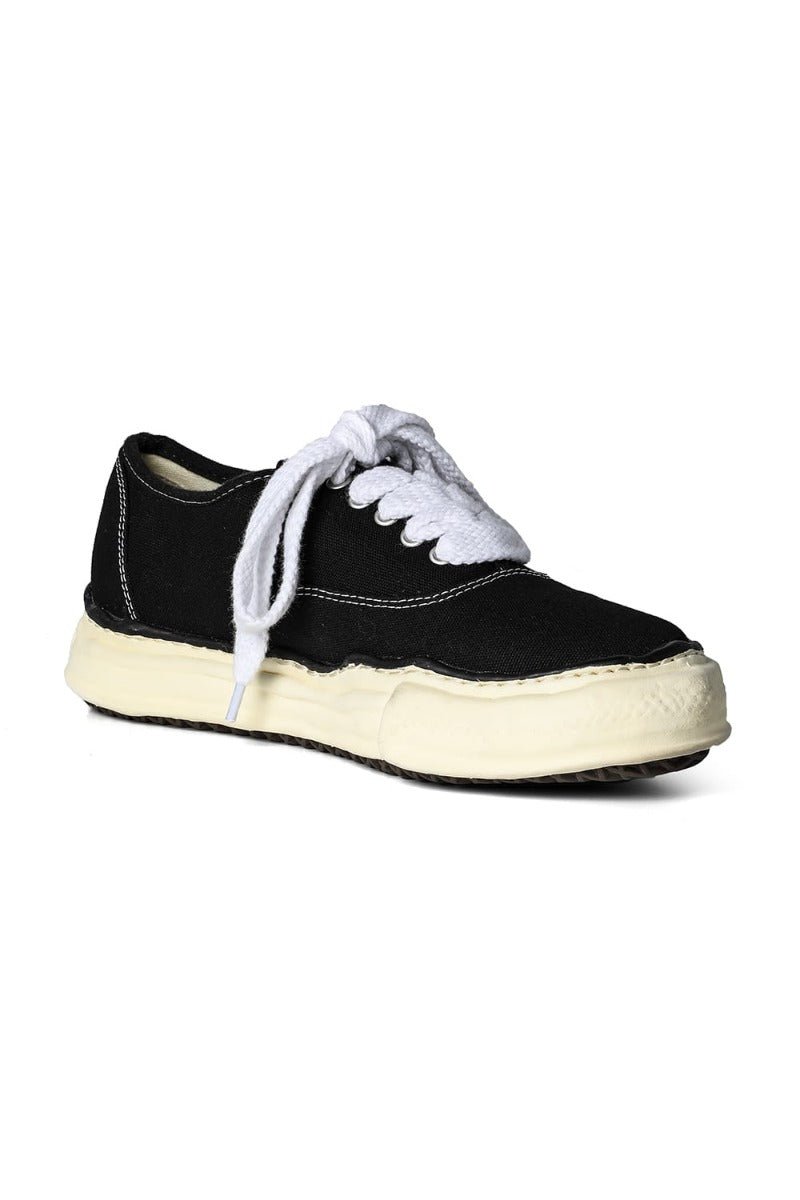 BAKER Original sole canvas Low-Top sneakers Vintage like Sole Black