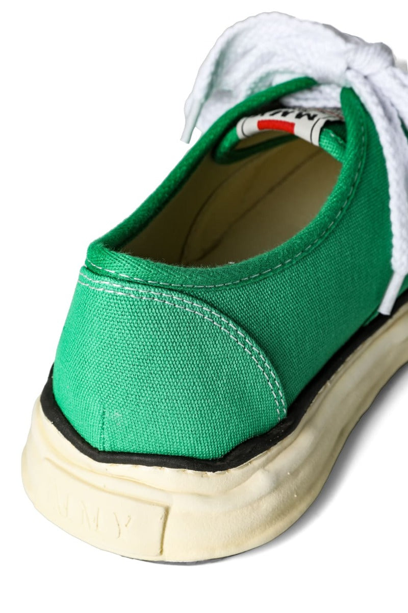 BAKER Original sole canvas Low-Top sneakers Vintage like Sole Green