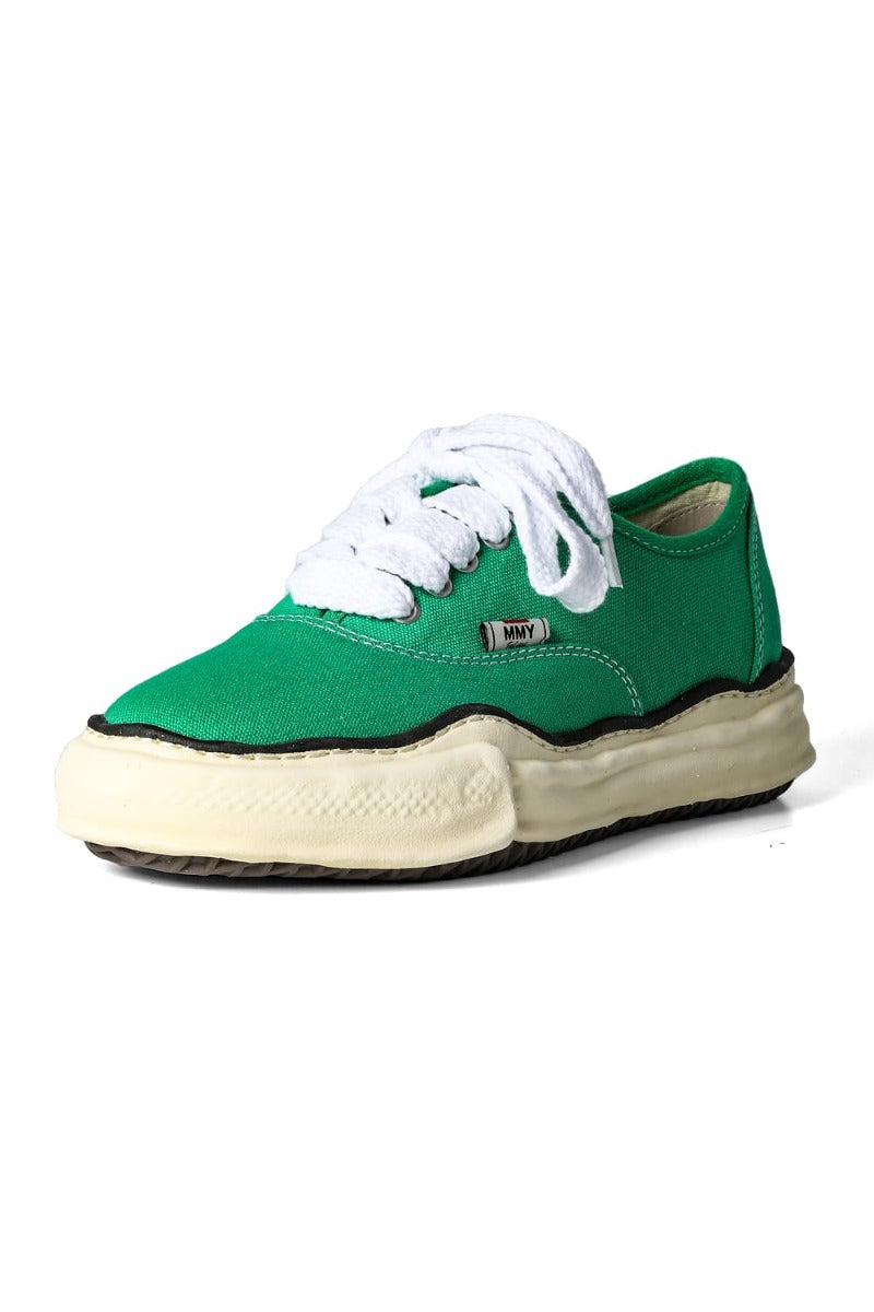 BAKER Original sole canvas Low-Top sneakers Vintage like Sole Green