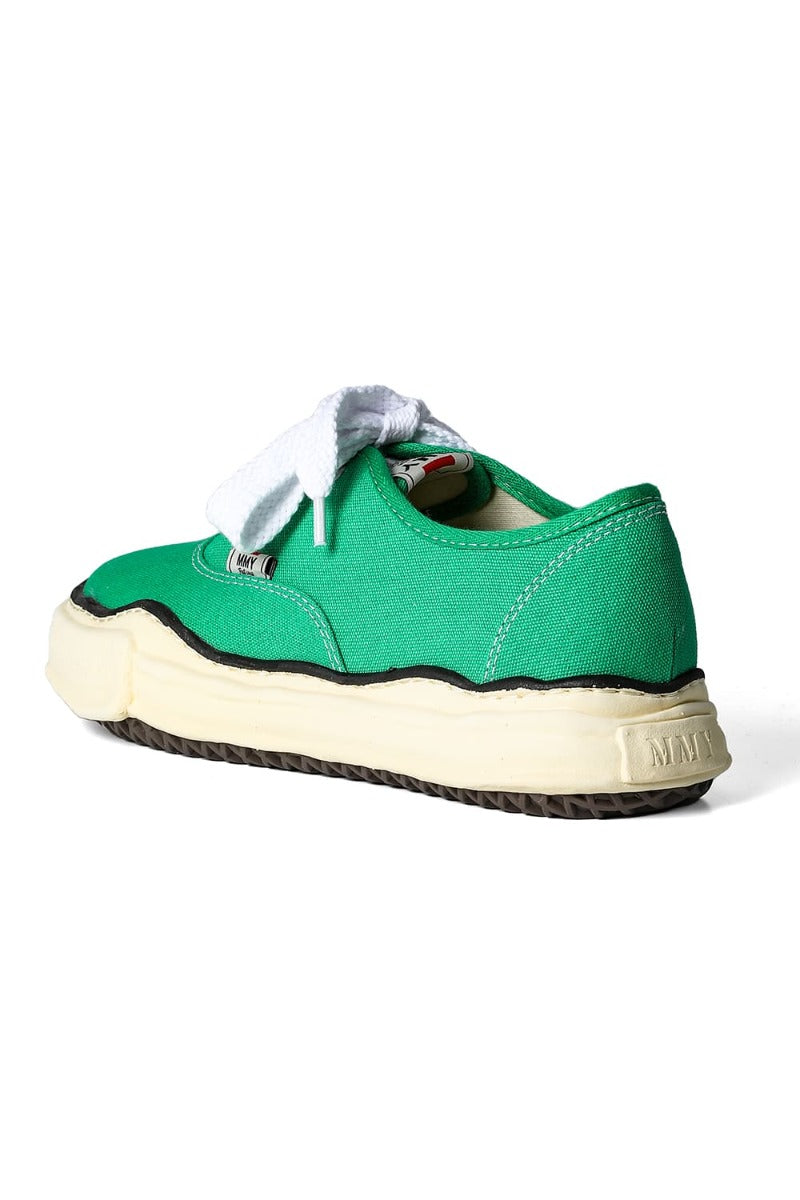 BAKER Original sole canvas Low-Top sneakers Vintage like Sole Green