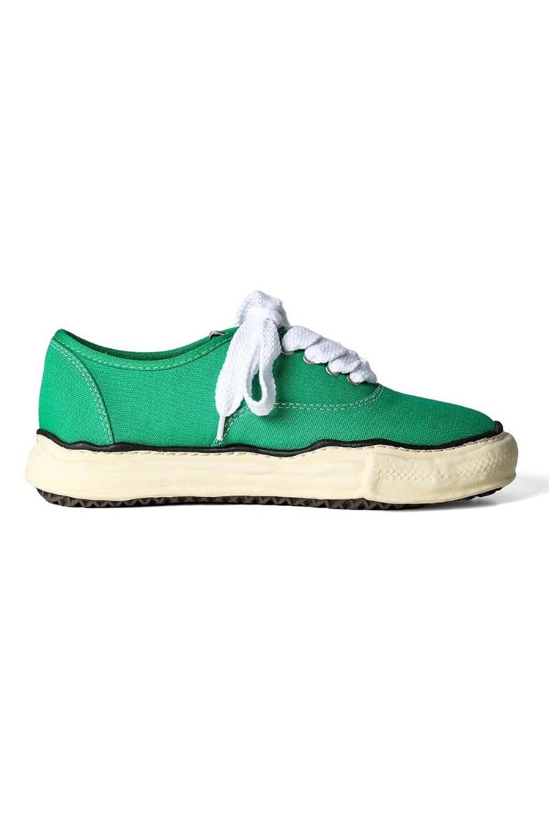 BAKER Original sole canvas Low-Top sneakers Vintage like Sole Green