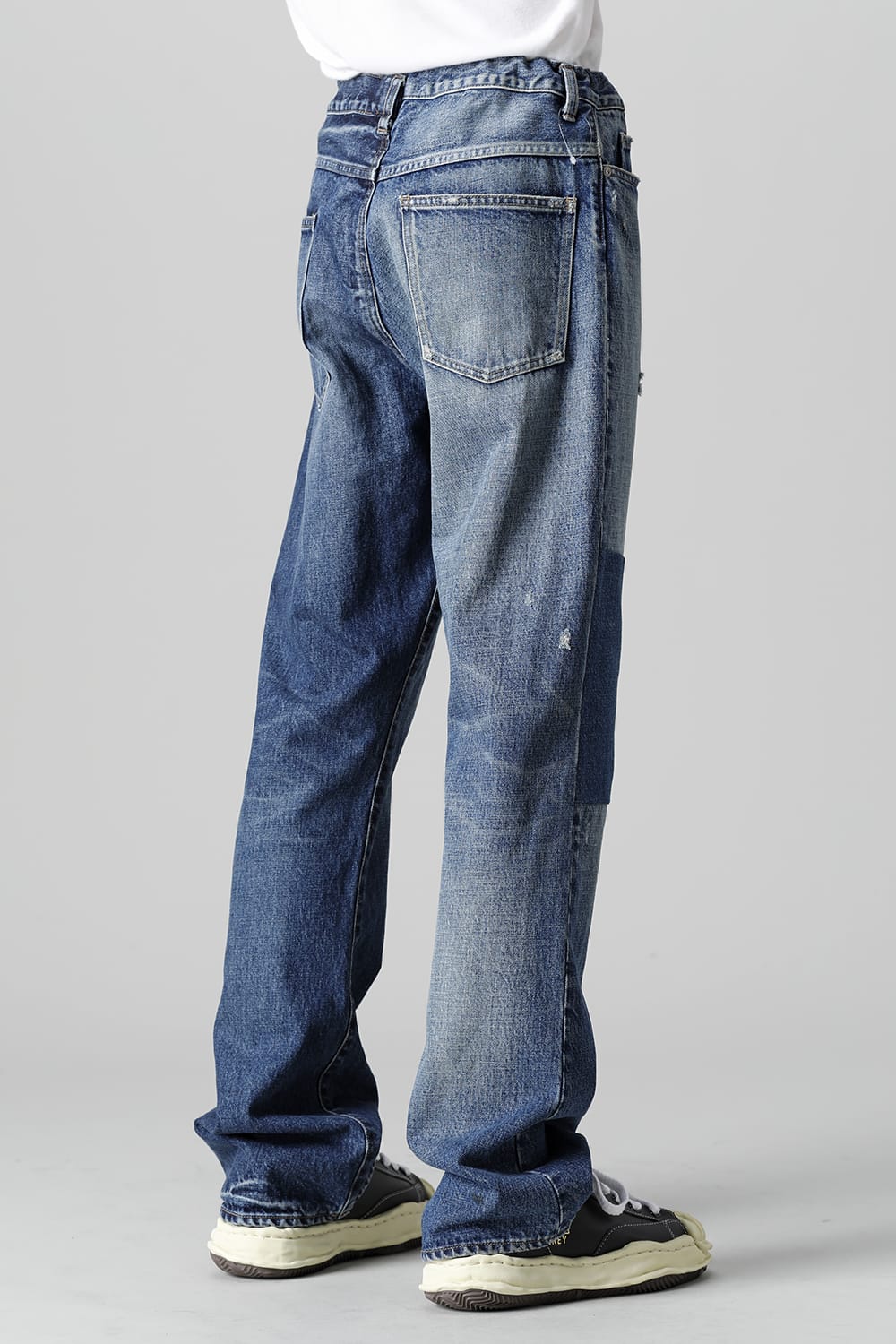 Combined Denim Pants