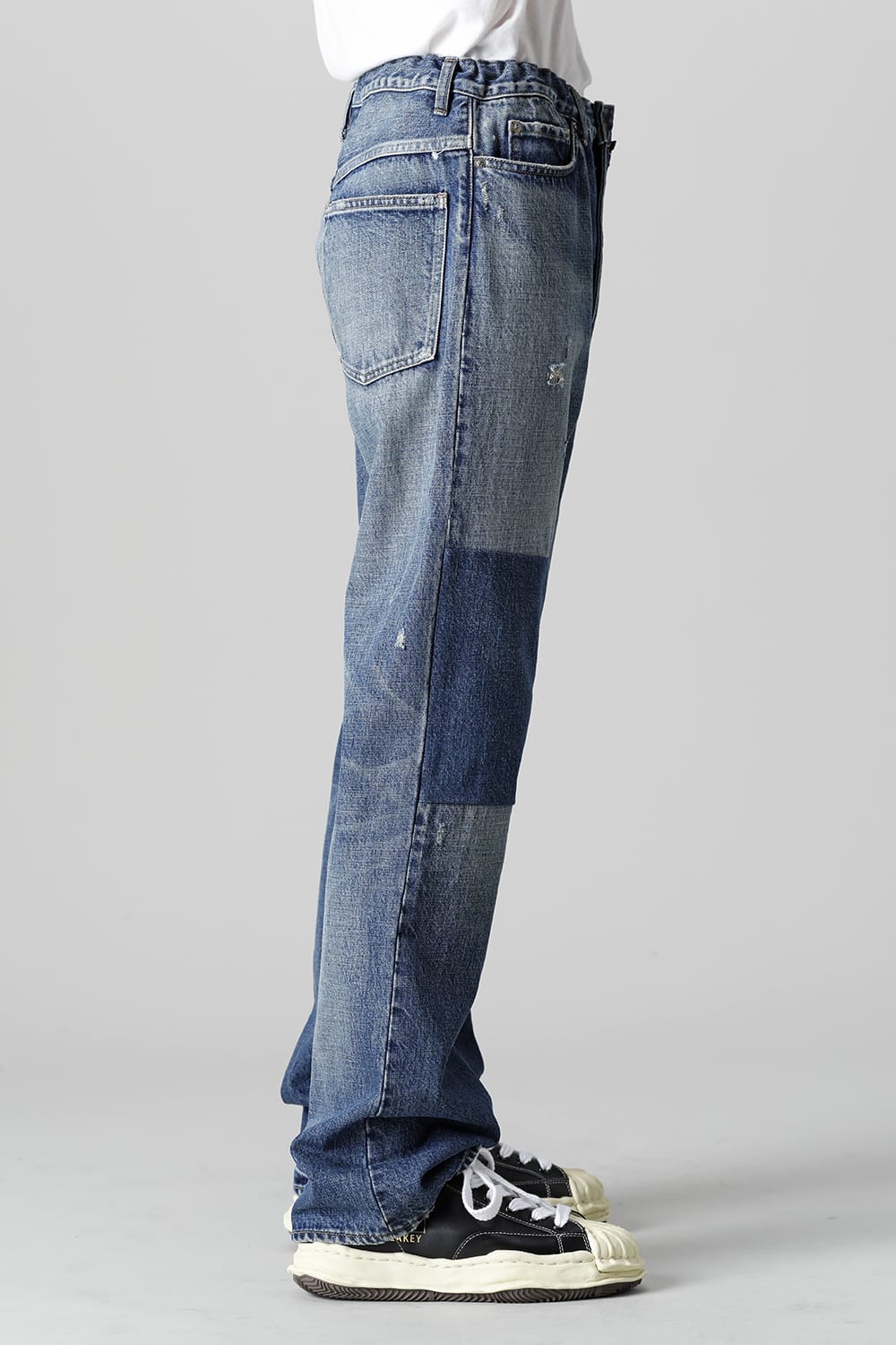 Combined Denim Pants