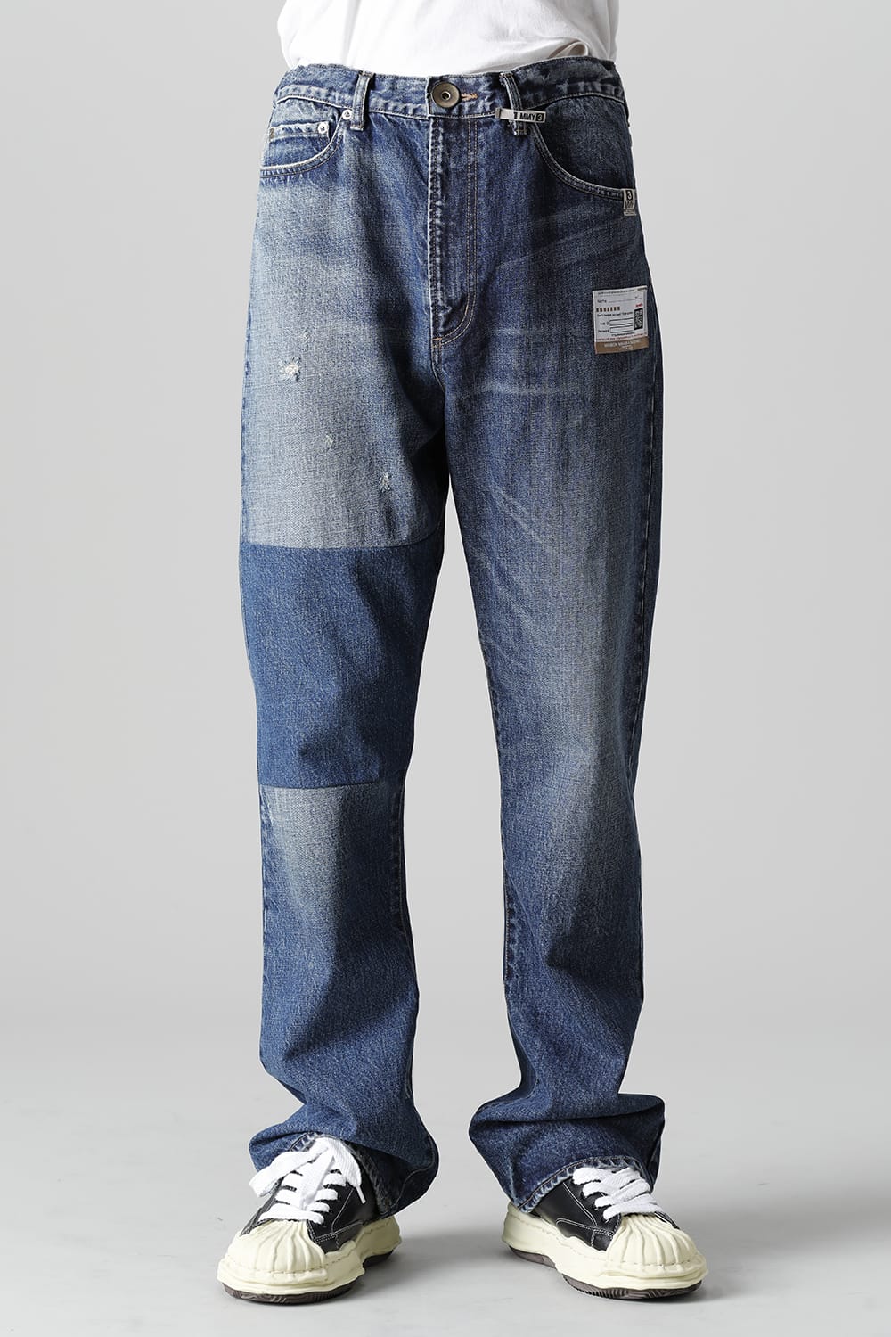 Combined Denim Pants