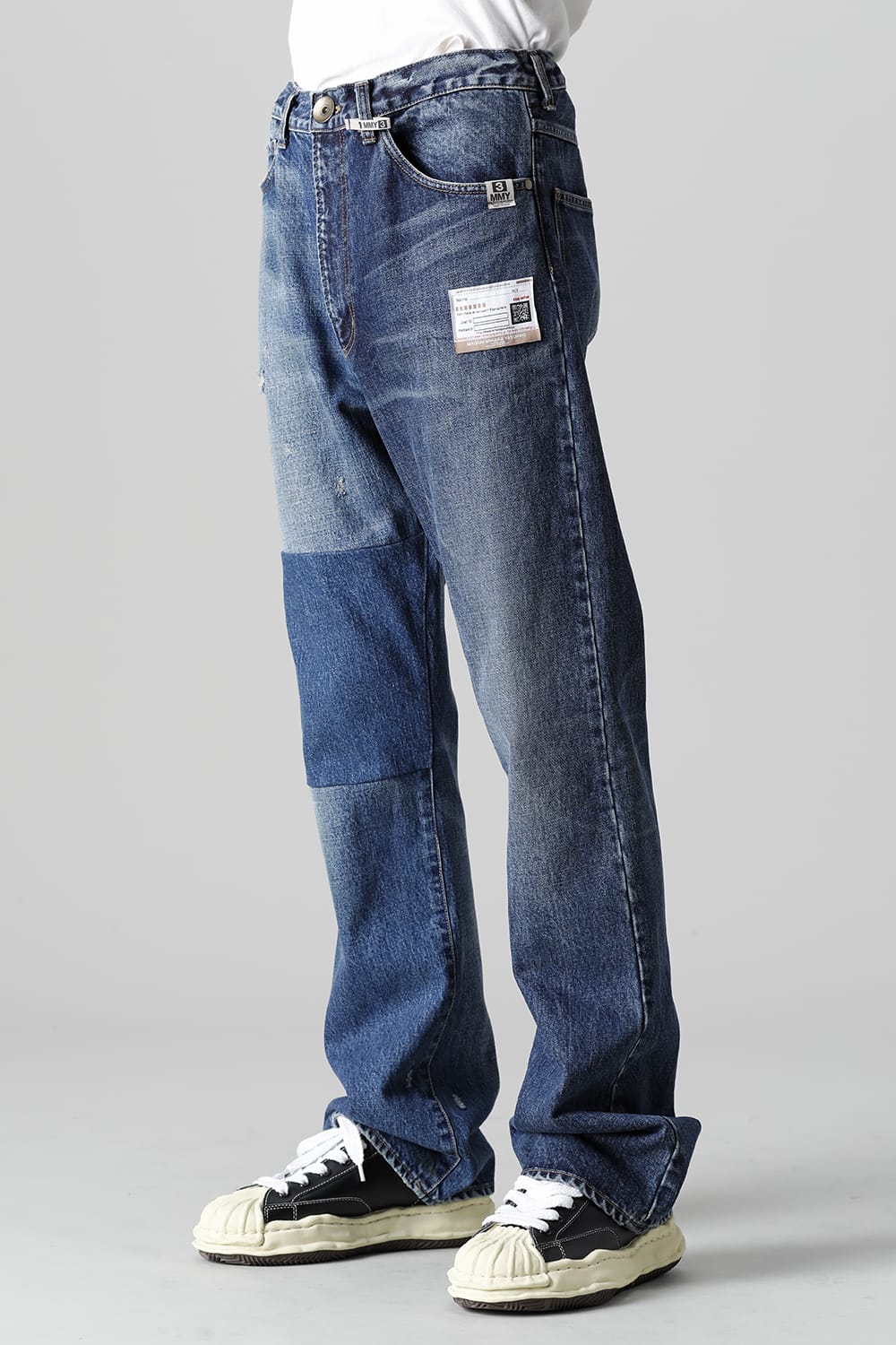 Combined Denim Pants