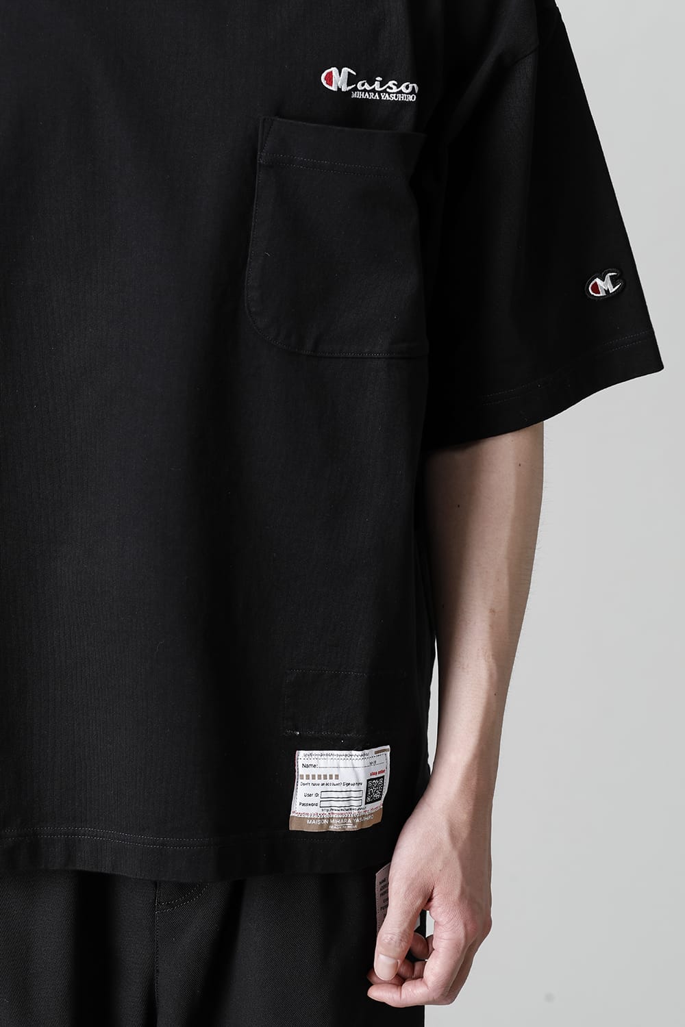 MMY printed Tee Black