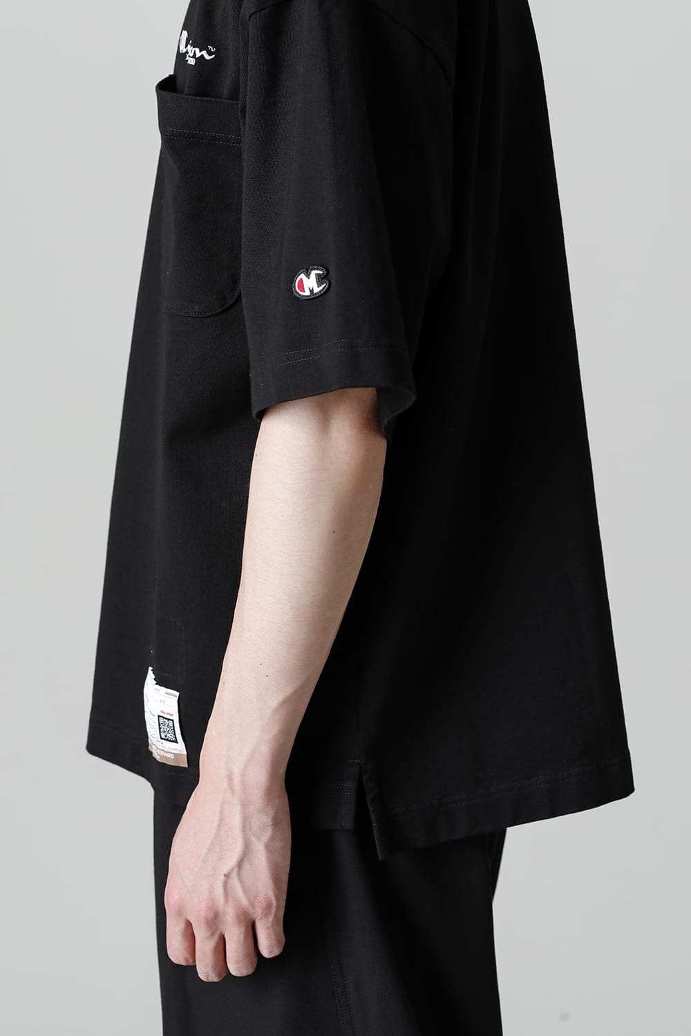 MMY printed Tee Black