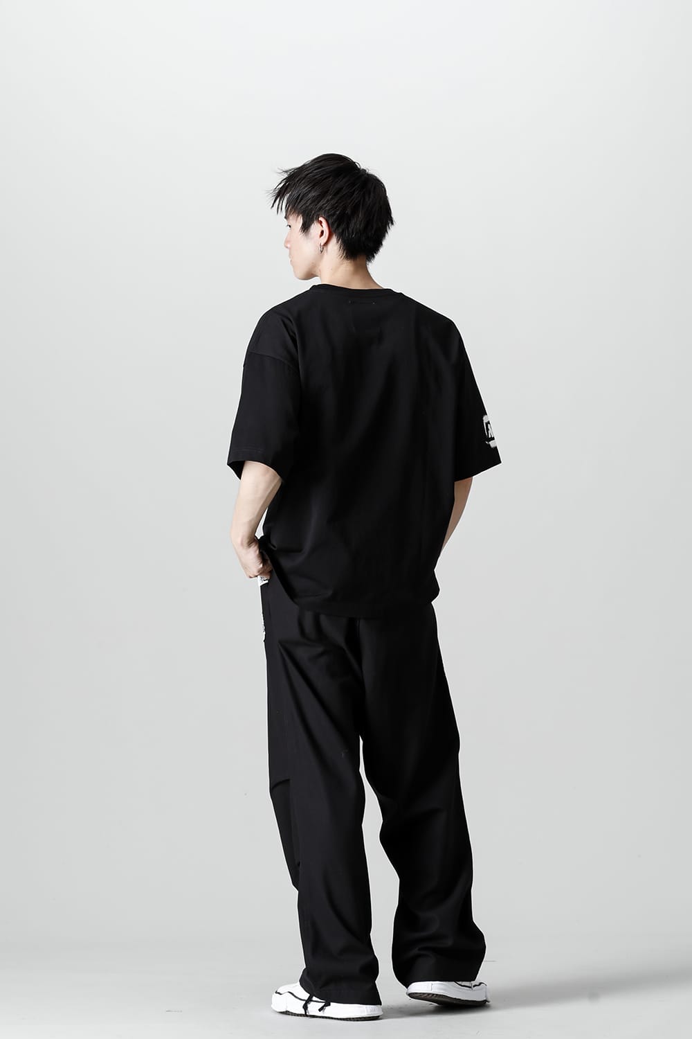 MMY printed Tee Black