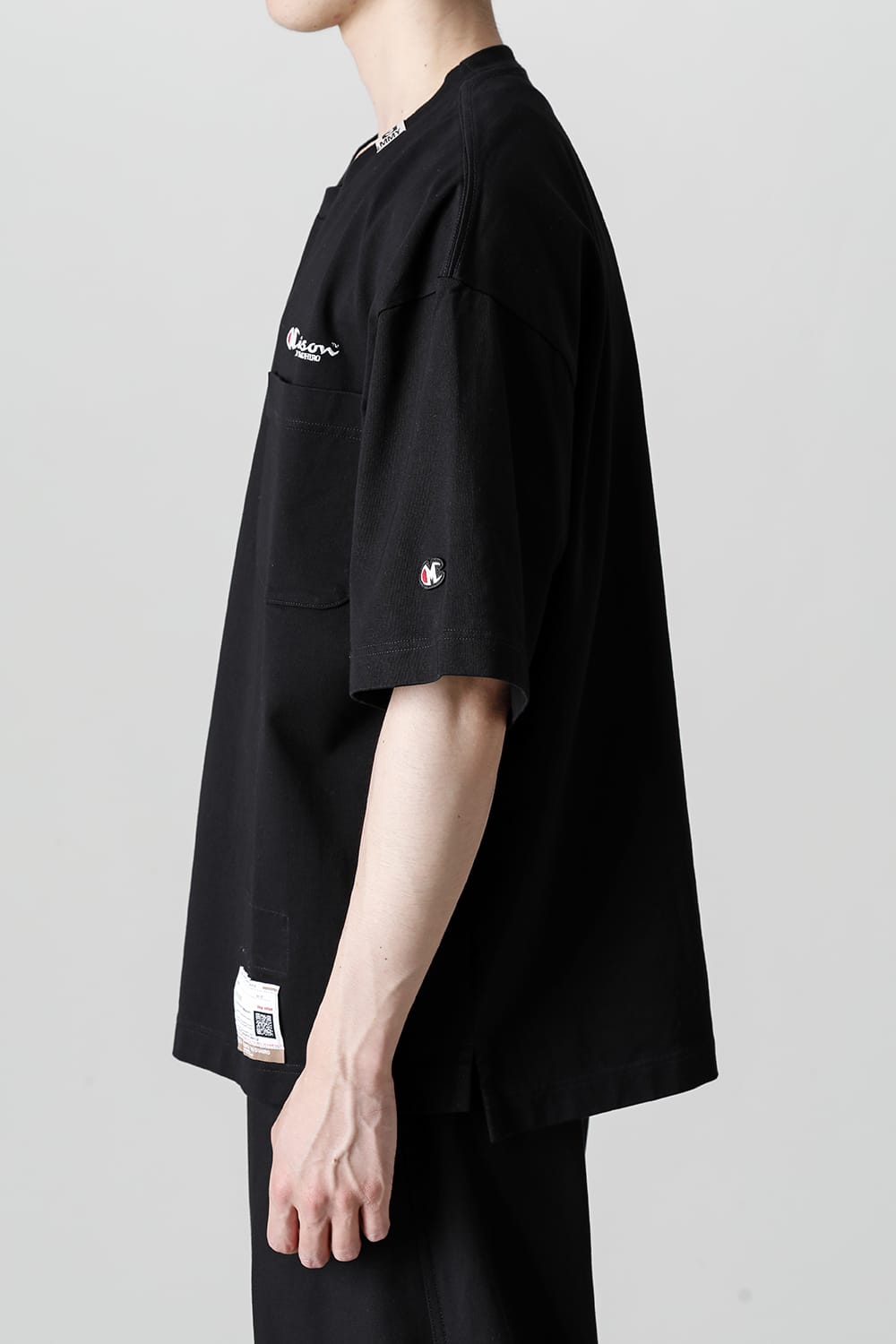 MMY printed Tee Black