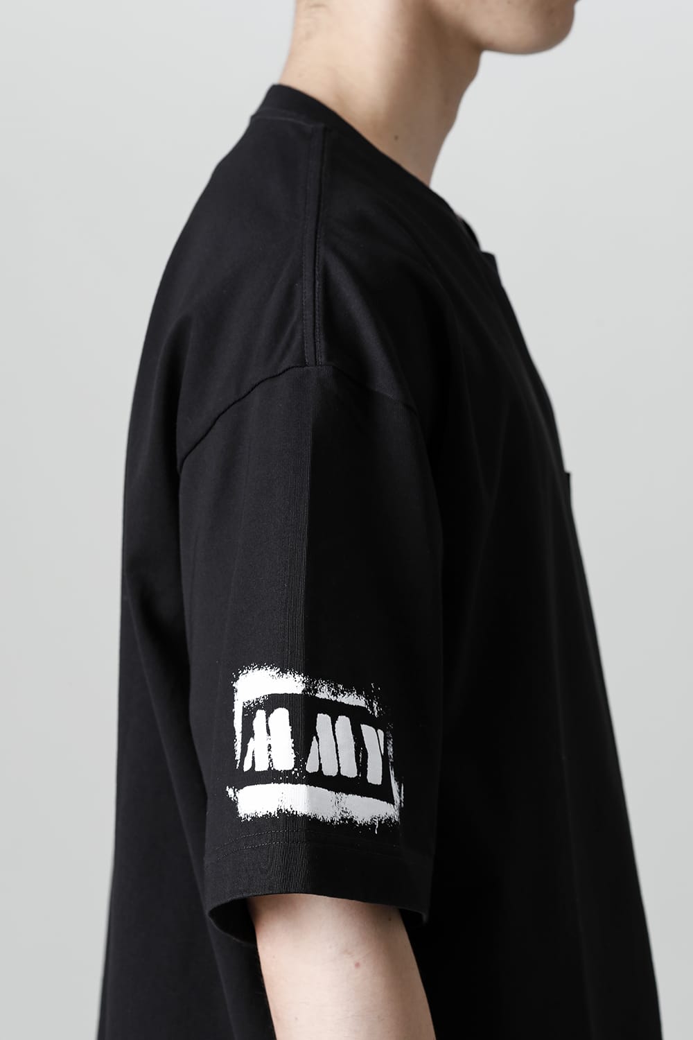MMY printed Tee Black